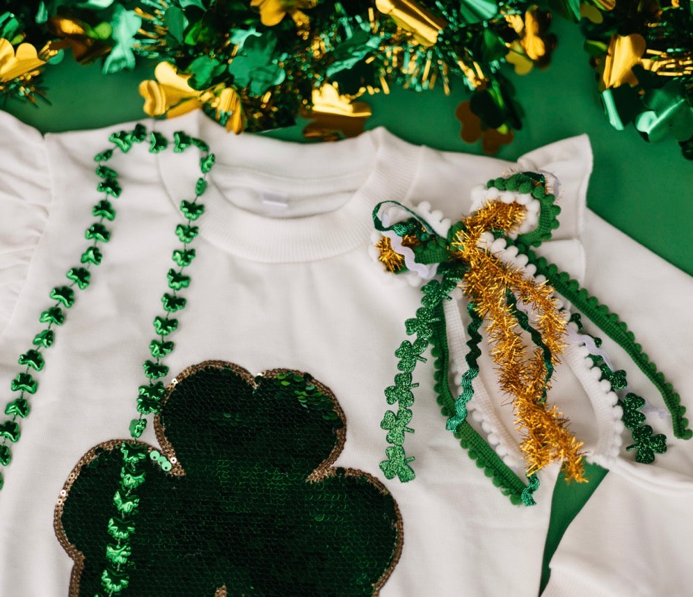 St. Patrick’s Day Textured Hair Bow