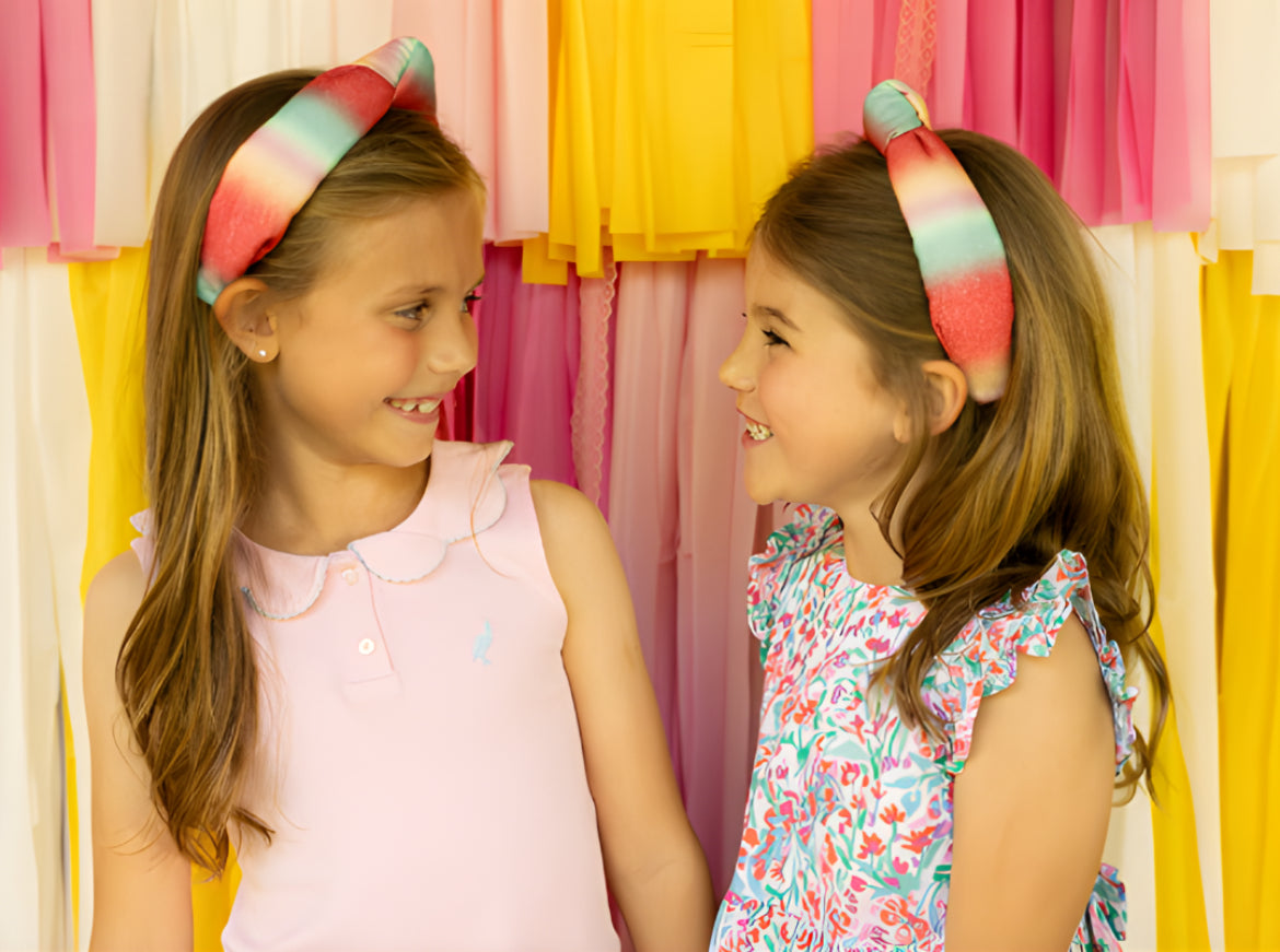 Kid and Tween Sparkly Knotted Headband