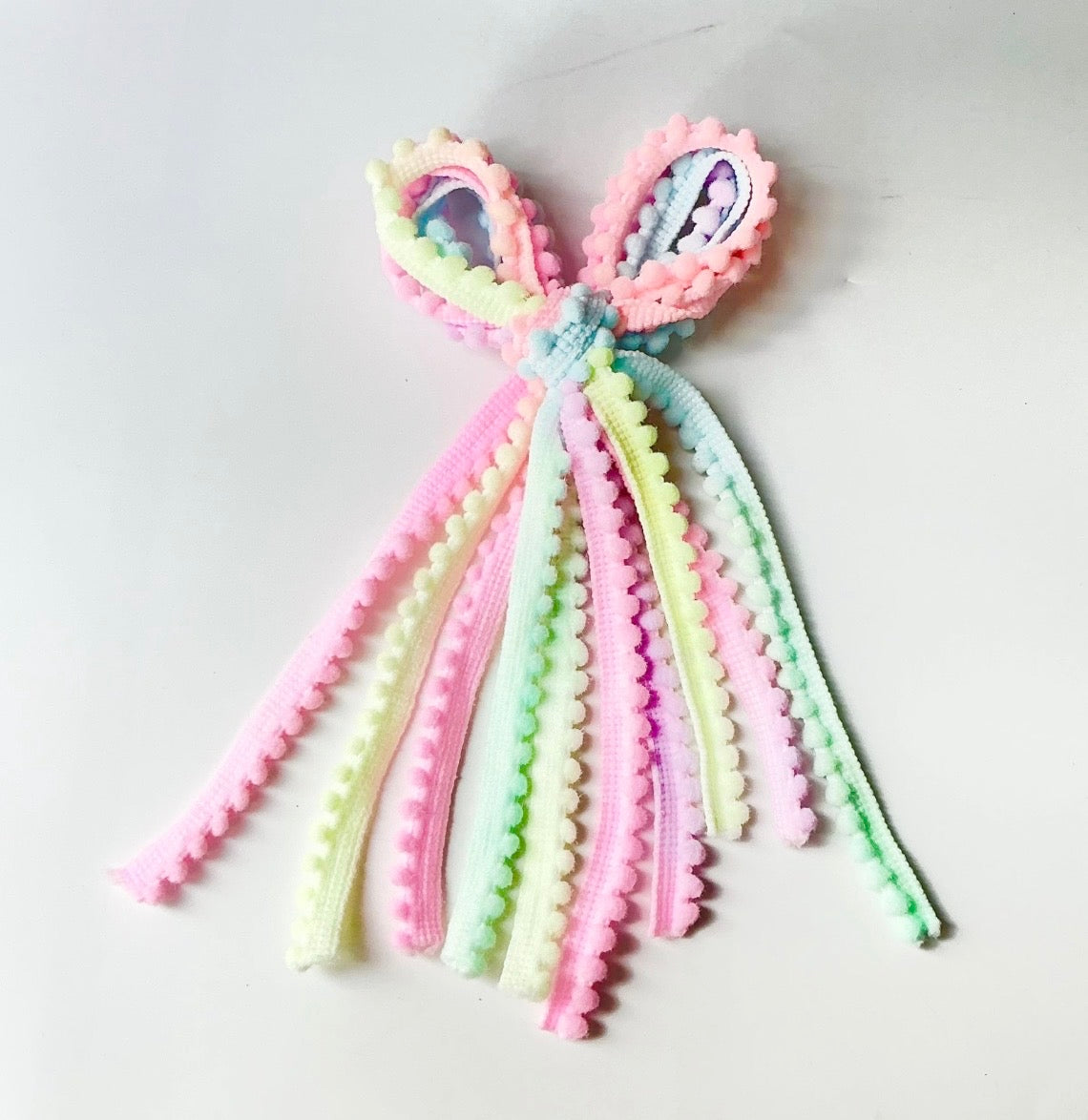 Pastel Textured Hair Bow