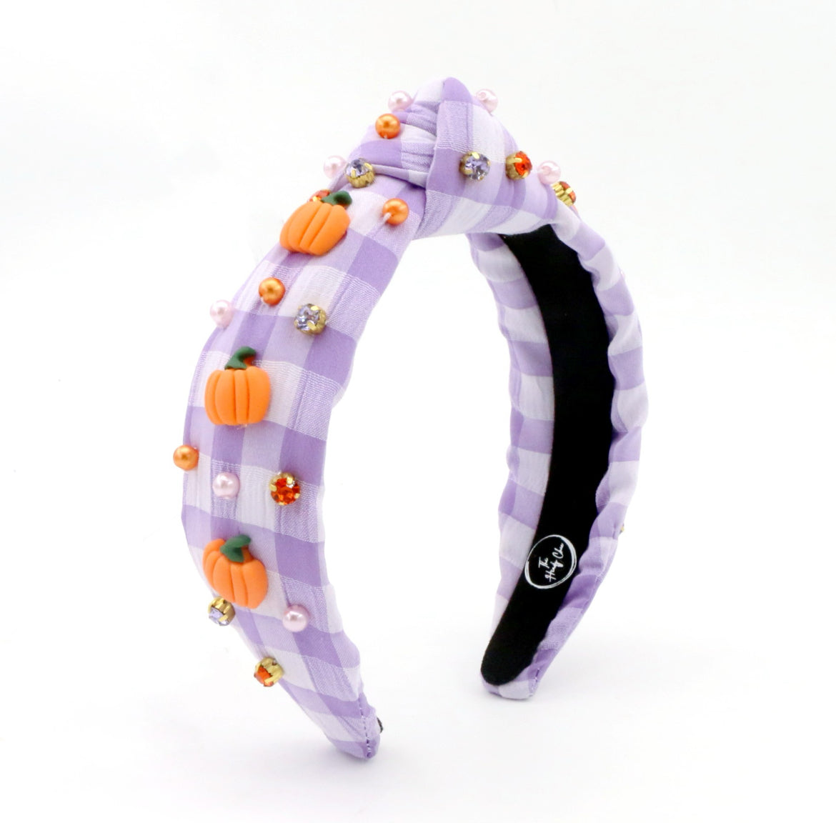 Kid Pumpkin Knotted Headband