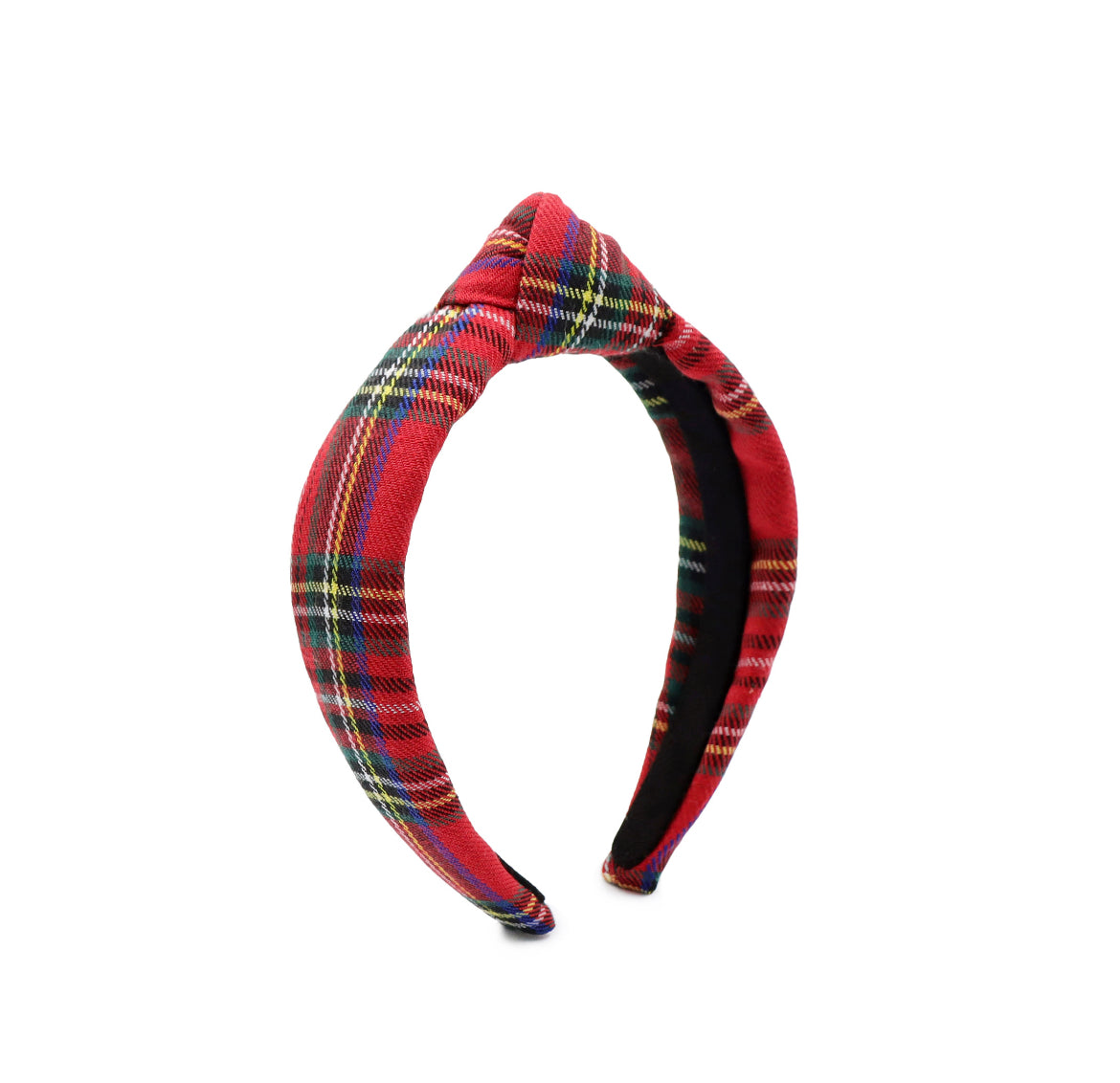 Kid Christmas Plaid Knotted Headband