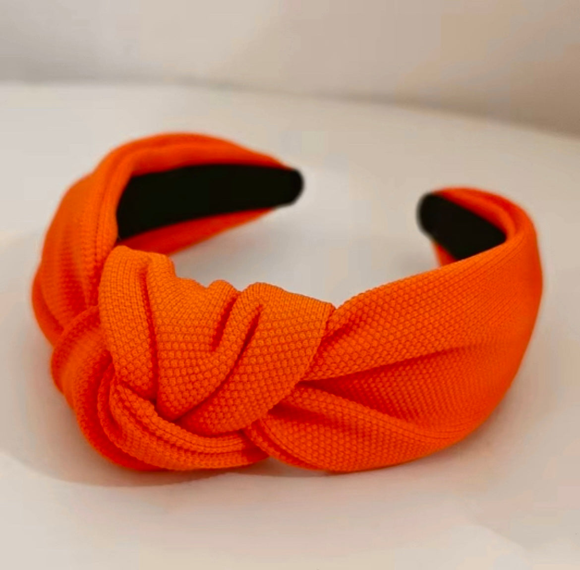 Orange Knotted Headband
