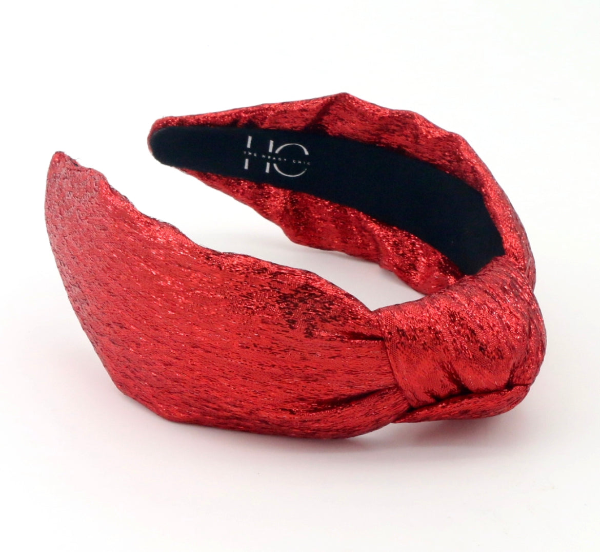 Adult Red Knotted Headband