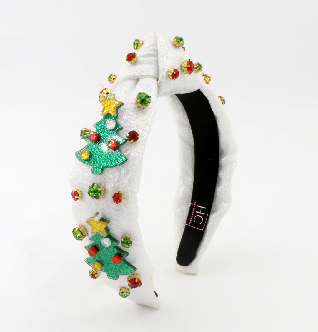 Kid and Tween Christmas Tree Knotted Headband