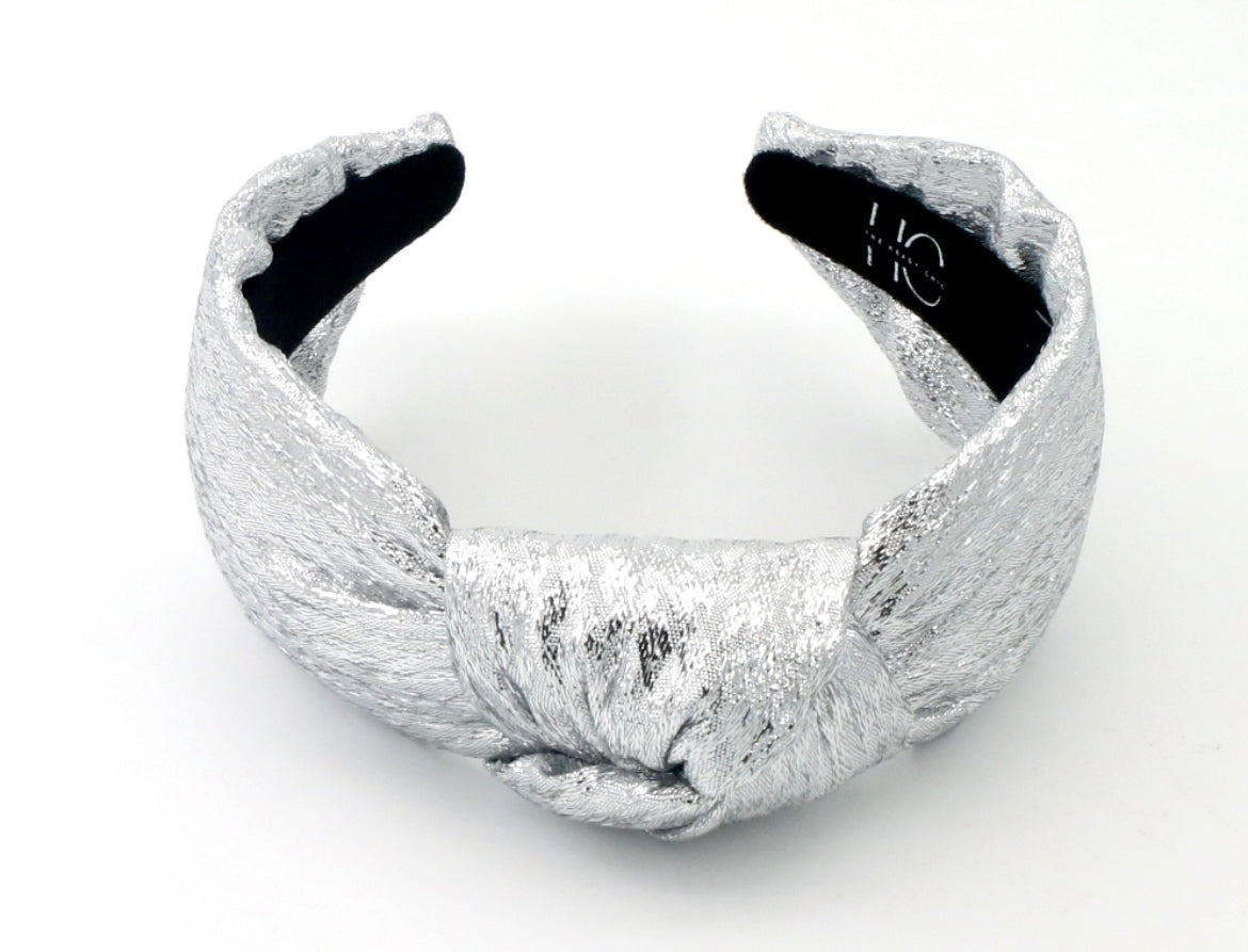 Kid Silver Knotted Headband