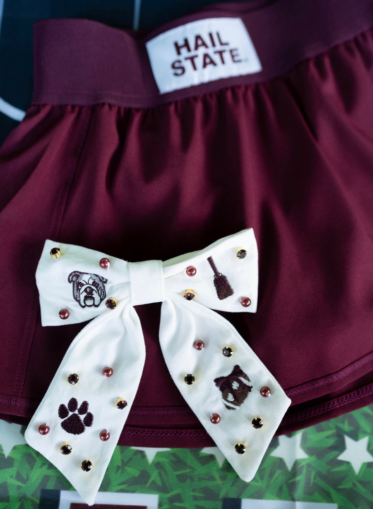 Bulldog Spirit Hair Bow: MORE ARE COMING