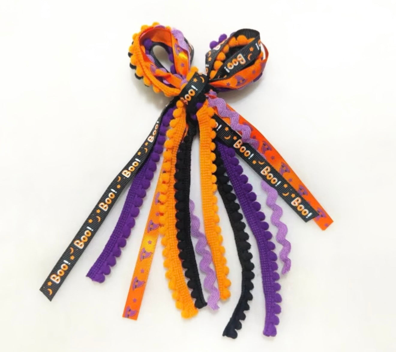 Kid and Tween Halloween Textured Hair Bow
