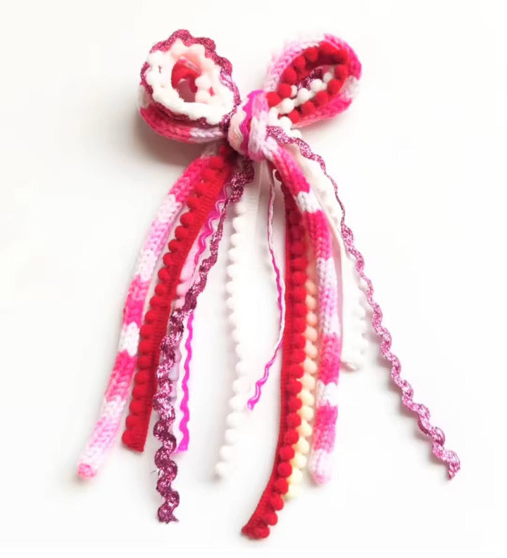 Valentine Textured Hair Bow