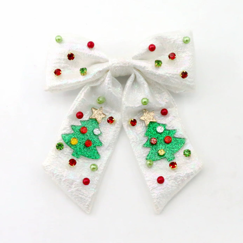 Pre Order Oh Christmas Tree Hair Bow