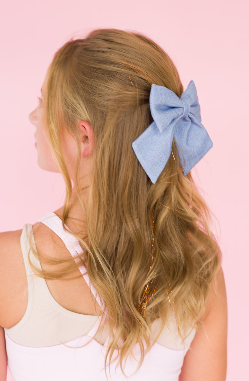 Denim Bow