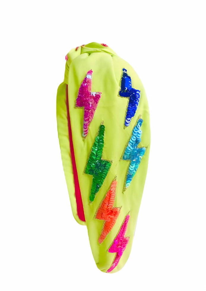 Kid and Tween Lightning Bolt knotted Headband